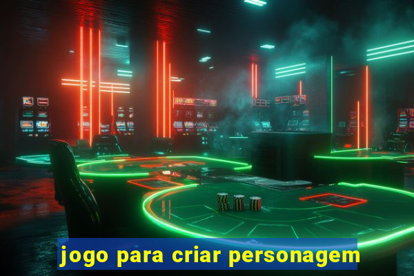 jogo para criar personagem